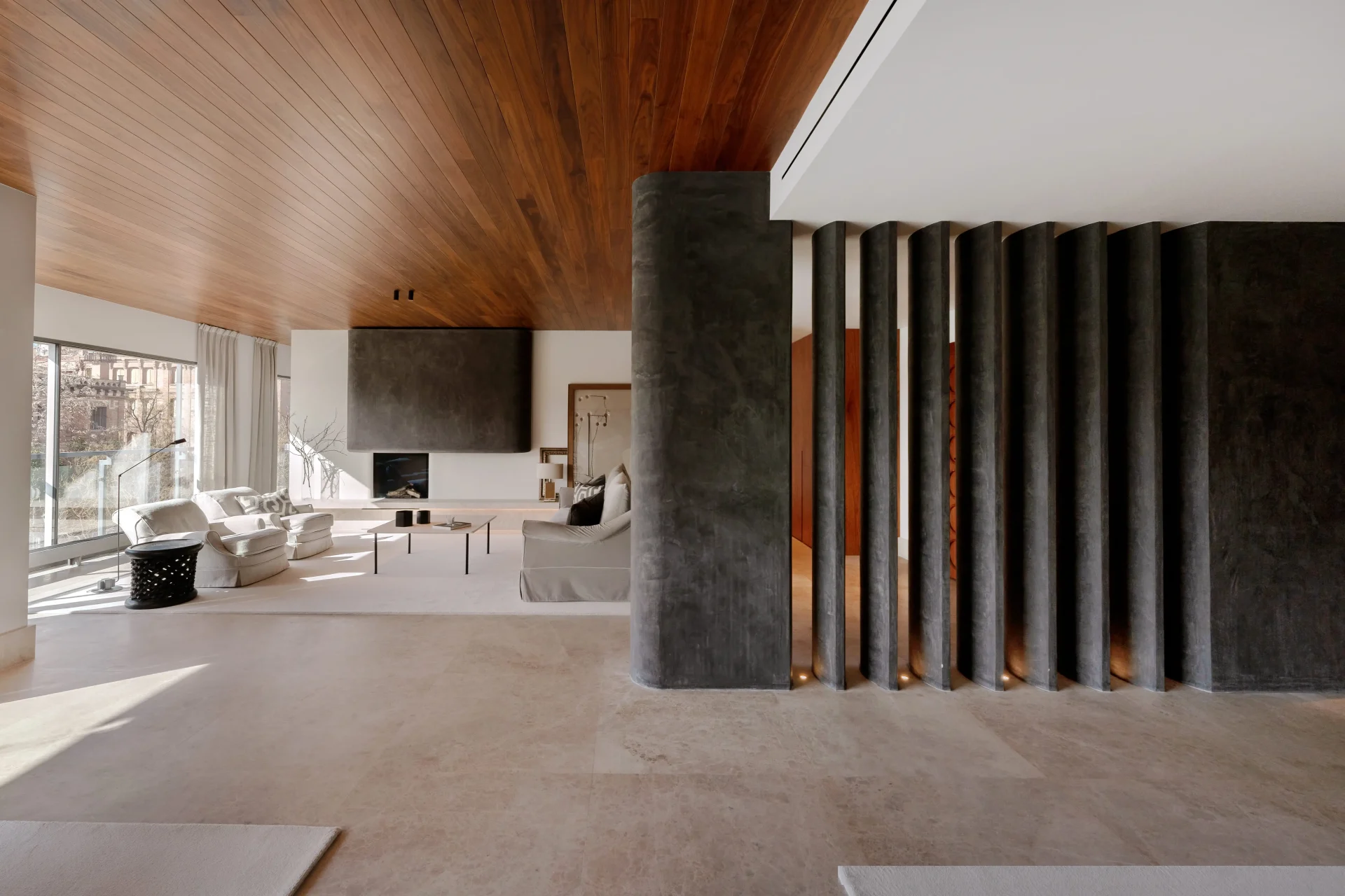 Fotografía de interiores - Salon de piso en Eduardo Dato